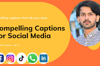 writes captions for your social media posts