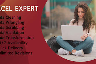 do data analysis, formatting and data cleaning