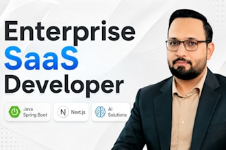 build enterprise saas apps using java spring boot nextjs and ai