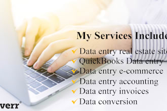 do fast and error free data entry and typing