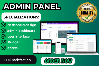 design dashboard web app, admin panel UI UX UI application saas website in figma