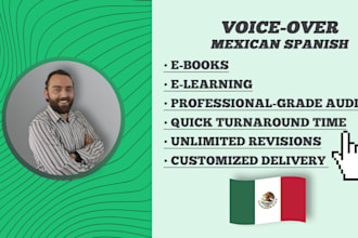 professional mexican spanish voice over