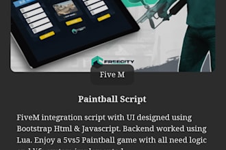 develop and bugfix any type of script for your fivem server