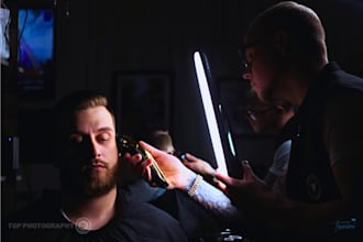 be your photographer for a business and social media press kit for barbering