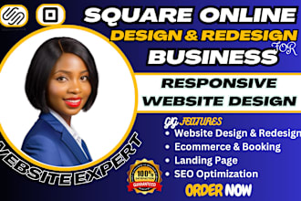 square website design redesign squarespace online store development square SEO