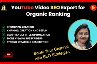optimize your youtube videos and channel for seo and ranking