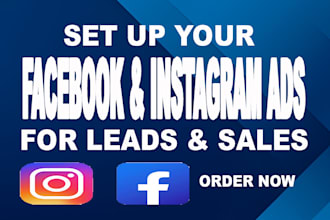 be your facebook ads campaign manager, run fb and instagram ad, create page