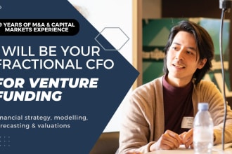 be your fractional cfo for venture funding assistance