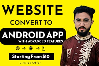 convert website to android app, webview, mobile app