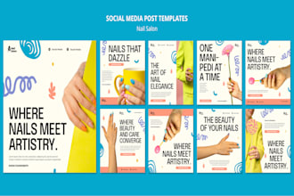 design canva template for your social media posts