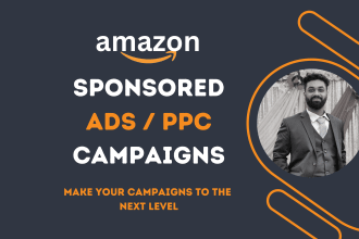 setup, optimise and manage your amazon PPC ads campaigns