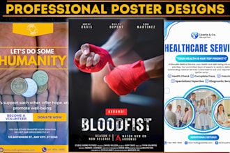 design an awesome flyer, poster, or banner