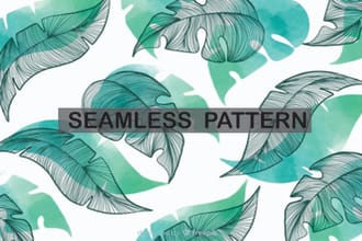 design seamless pattern, textile, monogram and floral pattern