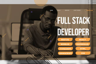 design and build your website as full stack developer