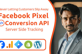 setup conversion API, facebook pixel, server side tracking, ga4