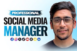 be your social media marketing manager and content creator