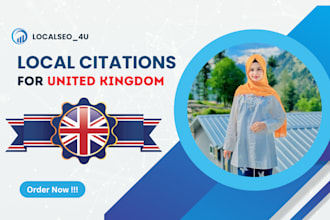 do 300 best UK local citations and directories submissions