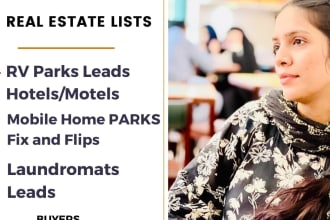 pull lists of mobile home parks rv park and self storages