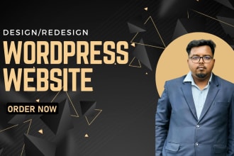 design, redesign, build, rebuild, clone, edit, fix or revamp wordpress website
