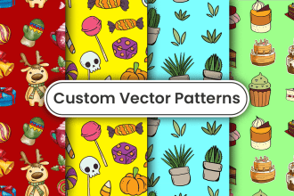 design seamless repeat vector patterns for any product