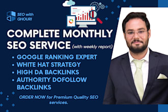 do monthly off page SEO using domain authority white hat dofollow da backlinks