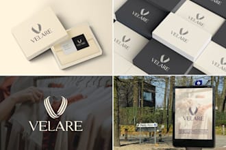 create a distinctive minimalist logo design for you
