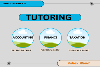 do accounting and finance help and tutoring services