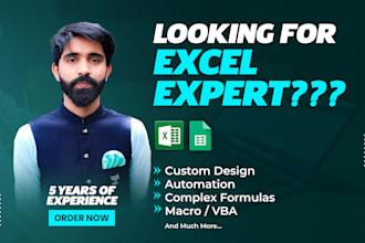do excel spreadsheet projects, google sheets, formula, vba, macros and templates