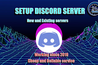 fully setup best custom and personalized discord servers