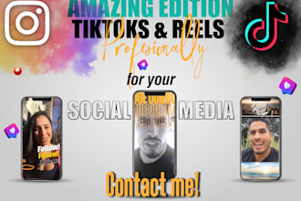edit fast and cheap your tiktoks and instagram reels videos