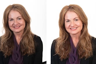 professionally retouch photos, headshots
