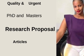 help you with masters and phd research proposals and articles