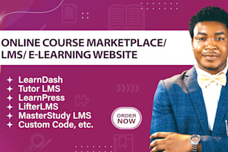 build online course marketplace, tutor lms, learning website
