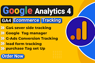 setup google analytics 4 ecommerce tracking ga4 server side via gtm