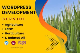 design agriculture, farm and farmer website