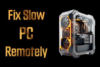 fix slow pc or laptop, diagnose, and provide antivirus support