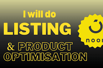 do product listing and optimization on noon