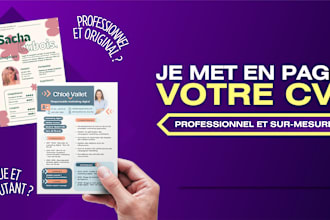 réaliser la conception de votre CV