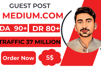 write and publish your article on premium guest post medium,com for promotion