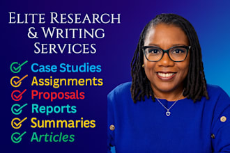 develop and edit doctoral research projects, proposals, phd dissertations well