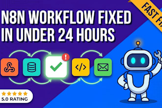 fix, debug and optimize your n8n workflow in 24 hours