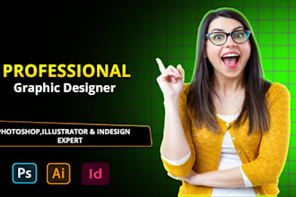 creative logo and graphic design adobe photoshop, illustrator, indesign expert