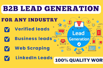 provide you sales leads and prospect list