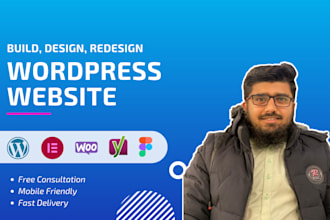 design, develop and maintain your wordpress website