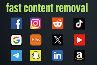takedown harassing remove copyright mass report defamatory post on social media