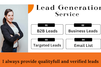 do b2b lead generation, business leads, linkedin leads and email list building