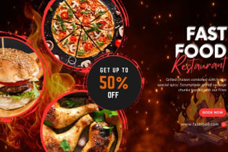 design awesome food flyers food posters social media post