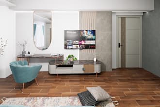do cinematic 3d house rendering  interior and exterior