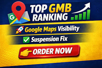 rank gmb listing, gmb setup, and approve the suspended google business profile