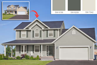 change colors of your house, exterior or interior paints